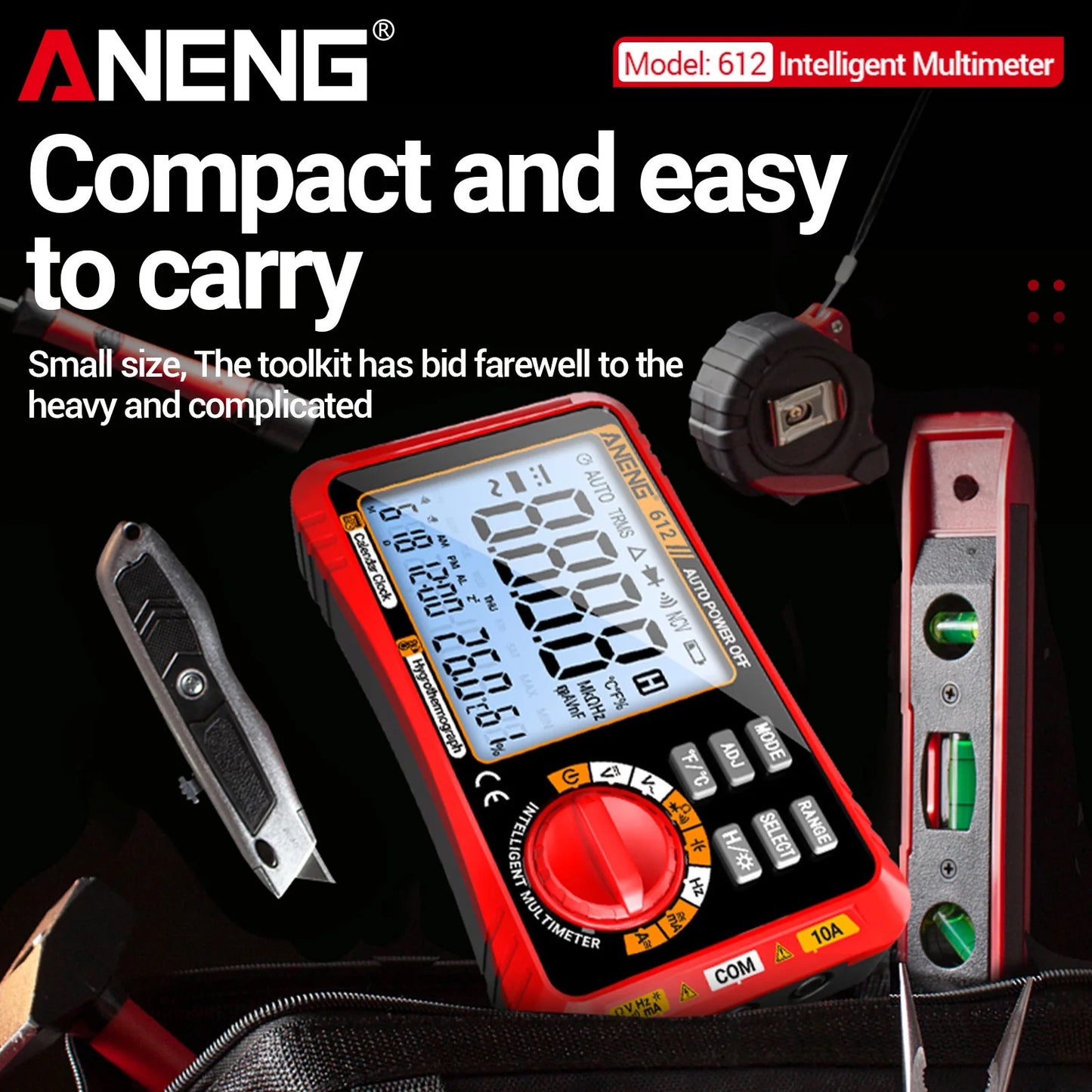 Aneng 612 Smart Digital Multimeter جهاز قياس سمارت