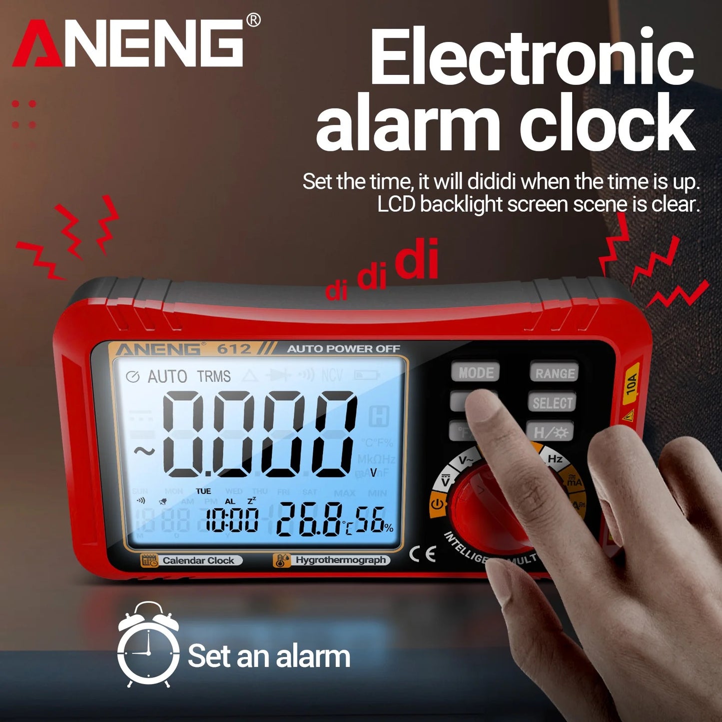 Aneng 612 Smart Digital Multimeter جهاز قياس سمارت