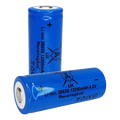 26650 12000mAh 4.2V Li-ion Lithium Battery