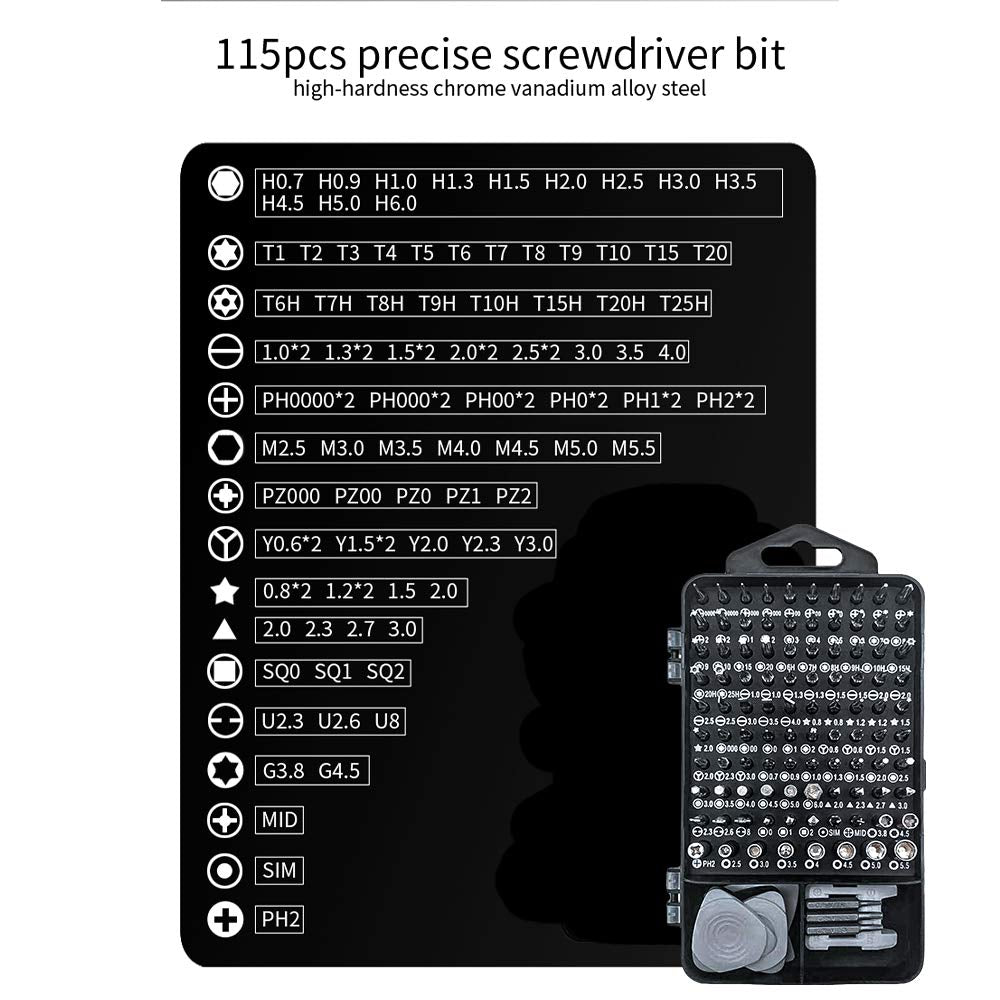 115 In 1 Screwdriver Set عدة مفكات