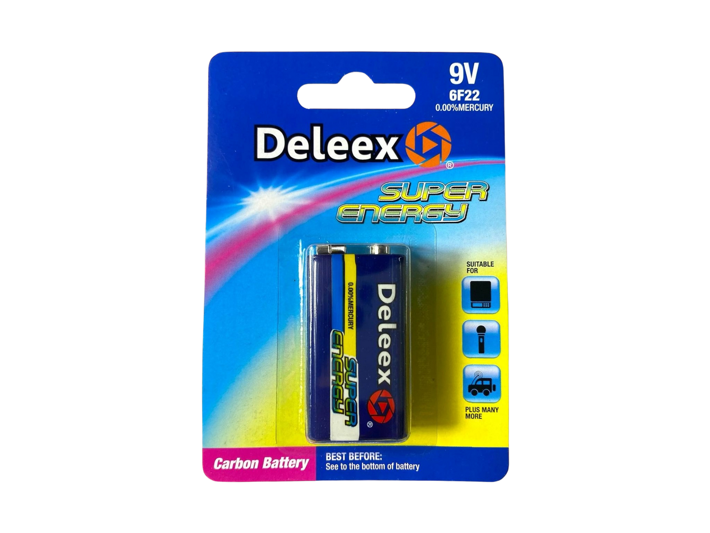 Deleex 9V Battery بطارية