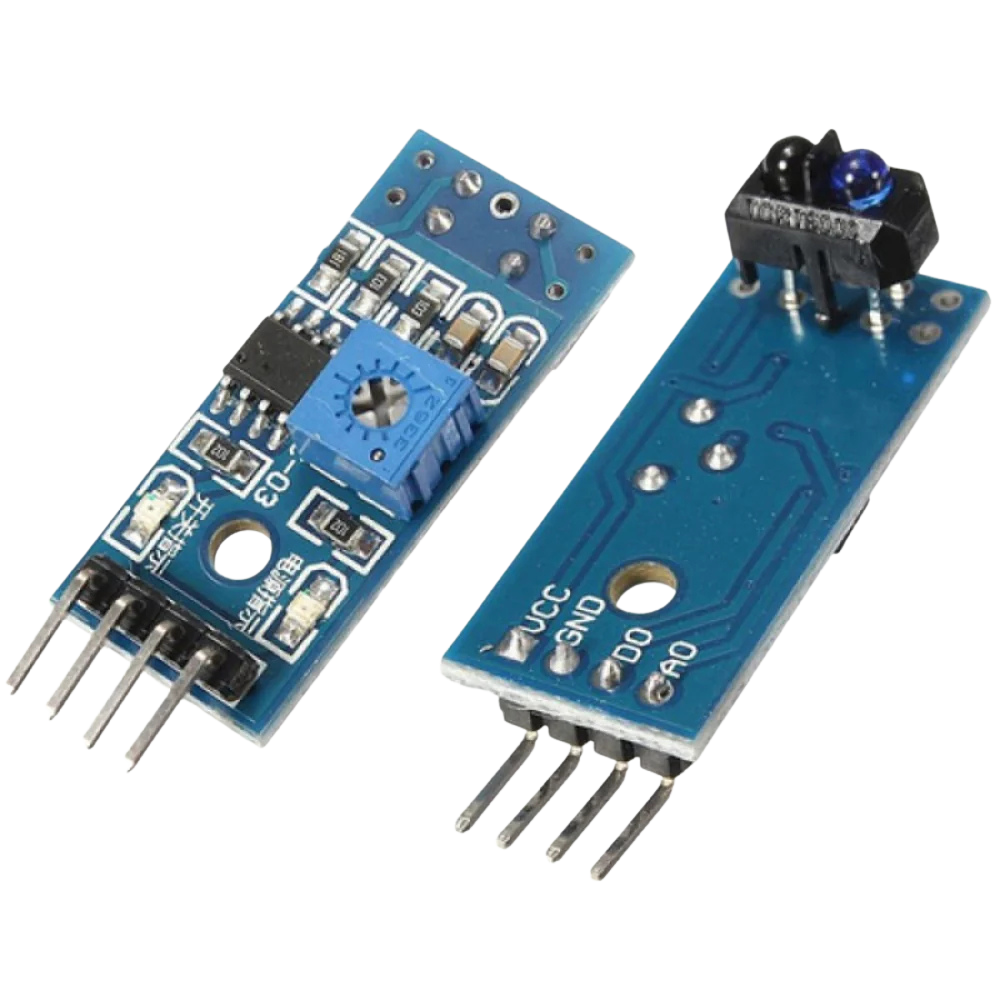 TCRT5000 Dual Channel Line Tracking Sensor Module تتبع الخطوط