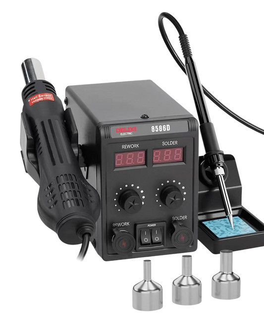 DELIXI 8586D 500W 2IN1 SMD Rework Station
