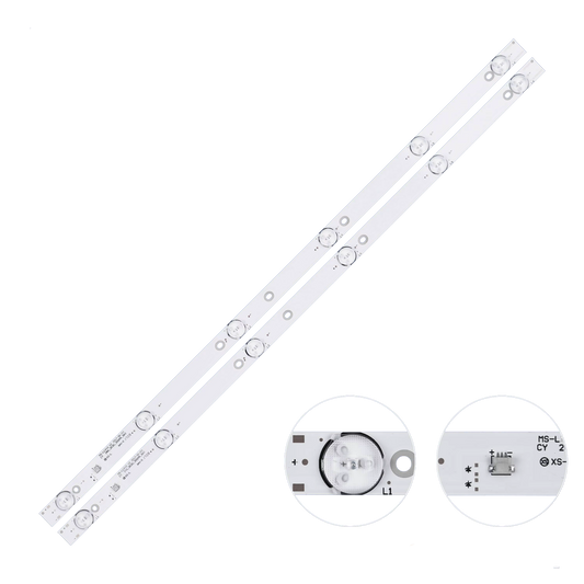 6 LED 6V TV Backlight Strip 32 Inch مسطرة شاشة خو شنابو