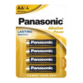 Panasonic AA Alkaline Batteries -4 Pack