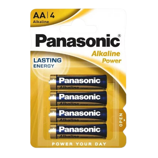 Panasonic AA Alkaline Batteries -4 Pack