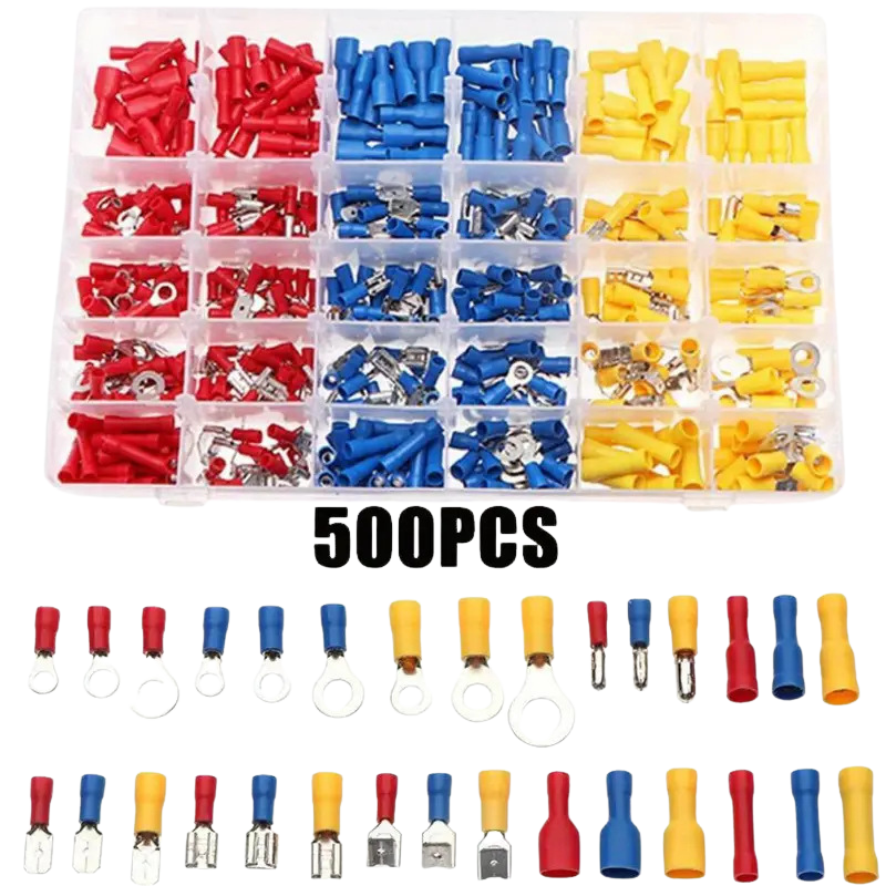 500PCS Crimp Terminal Connectors Kit