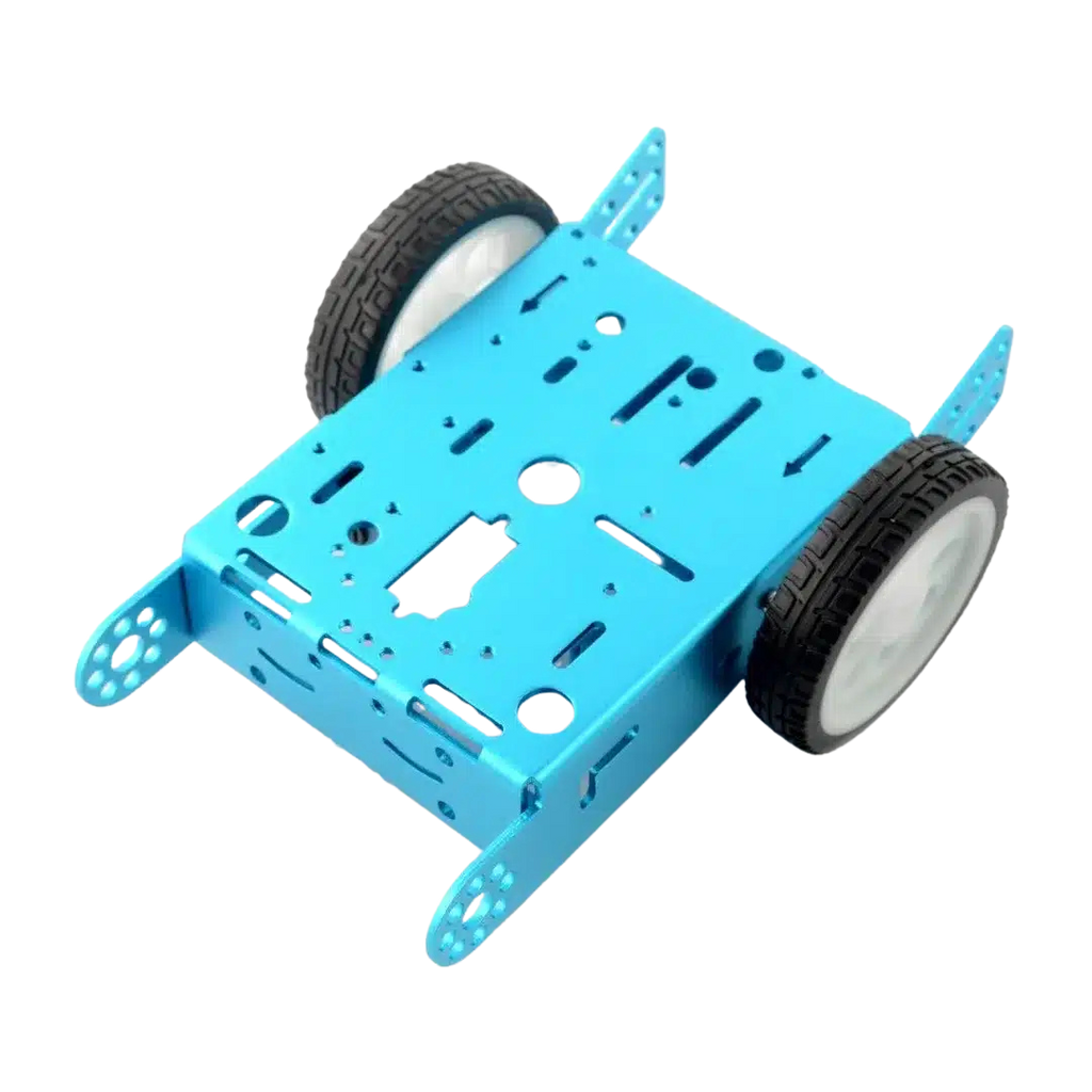 2WD Blue Aluminum Alloy Car Chassis