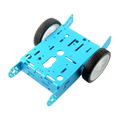 2WD Blue Aluminum Alloy Car Chassis