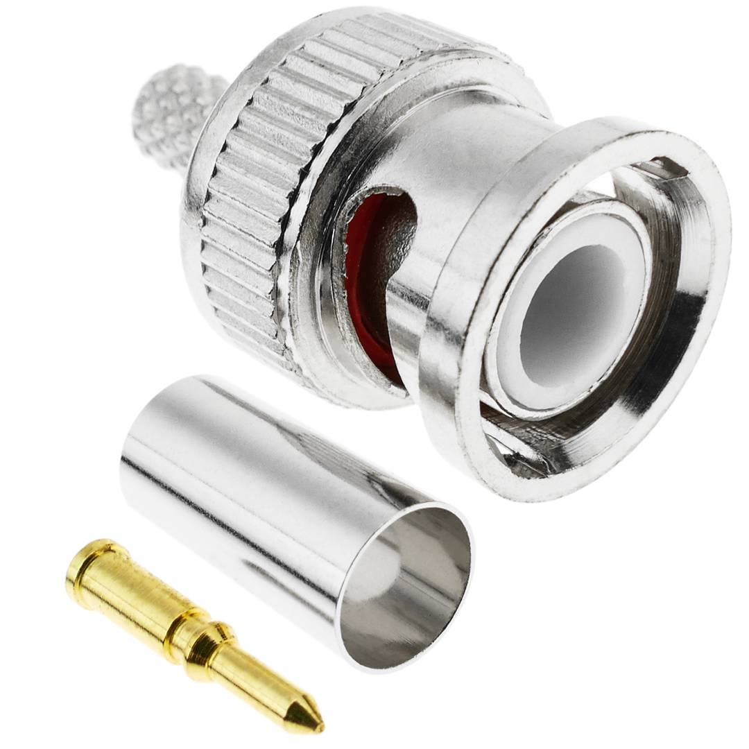 BNC RG58 Coaxial Connector Male بي ان سي ذكر