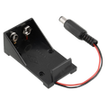 9V battery Holder with DC Plug حاملة بطارية مع فيشة