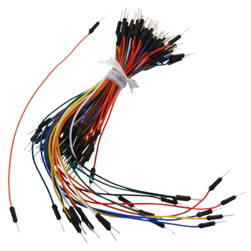 65PCS Male-Male Jumper Wires اسلاك توصيل مختلفة الأطوال