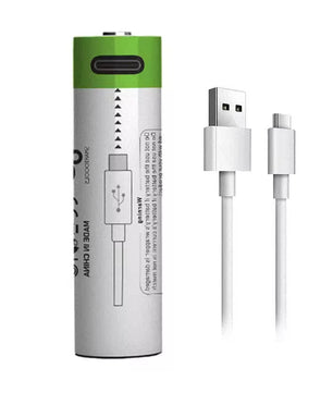 2x 14500 3.7V 700mAh Type-C Lithium Rechargeable Battery