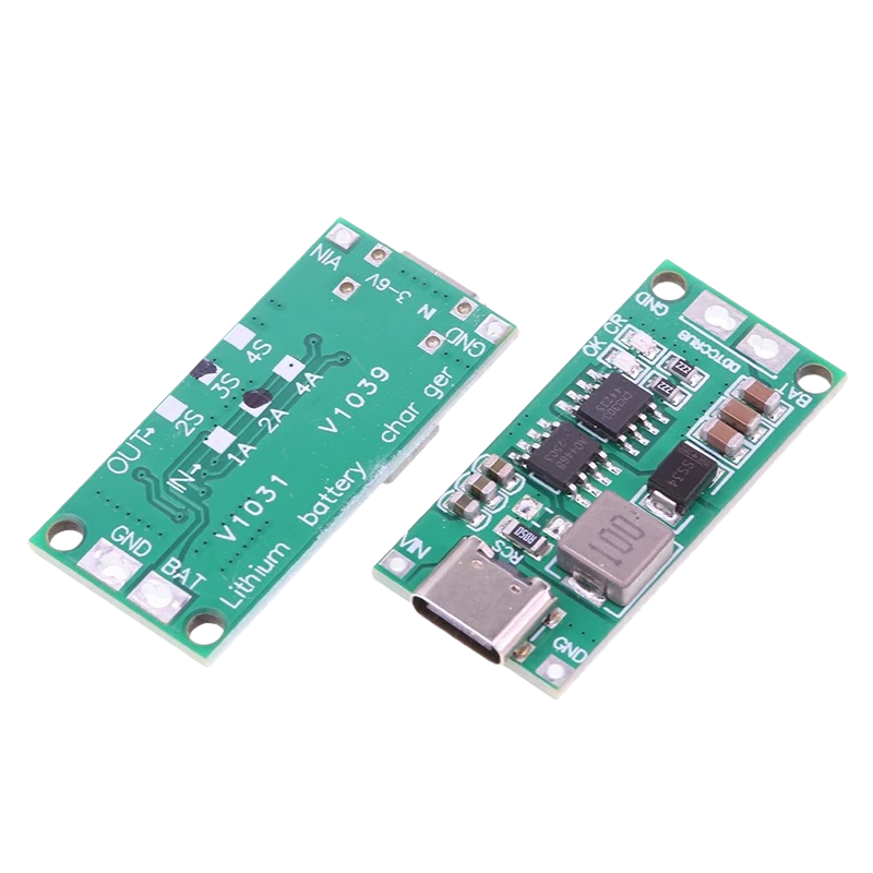 Type-C Lithium Battery Boost Charging Module 2S 3S 8.4V 12.6V