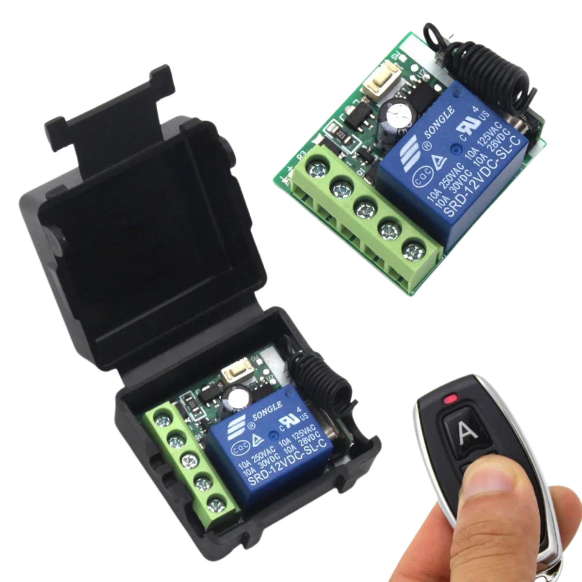 1 Channel 12V Relay 433Mhz + Remote Module