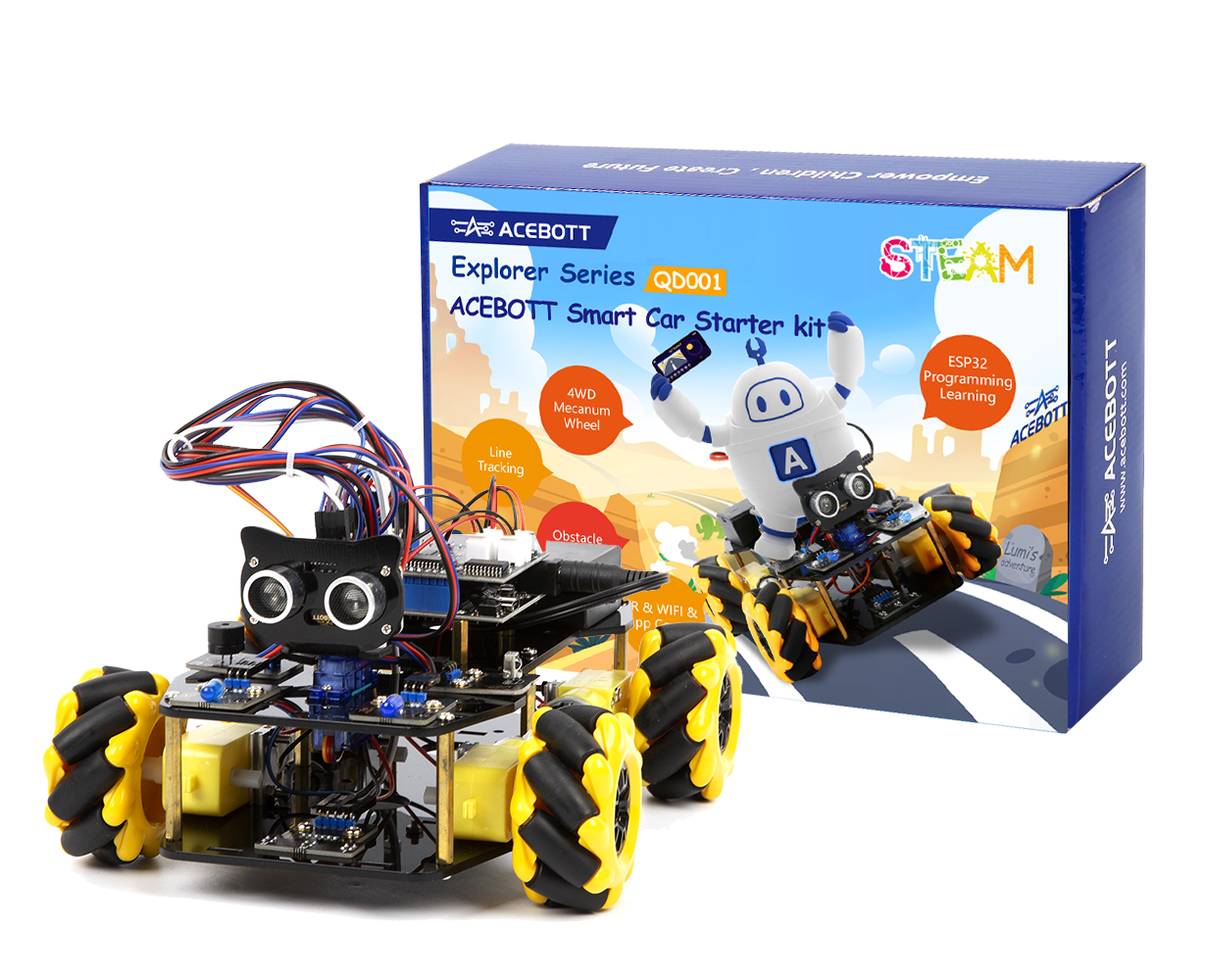 ACEBOTT QD001 ESP32 Smart Car Starter Kit