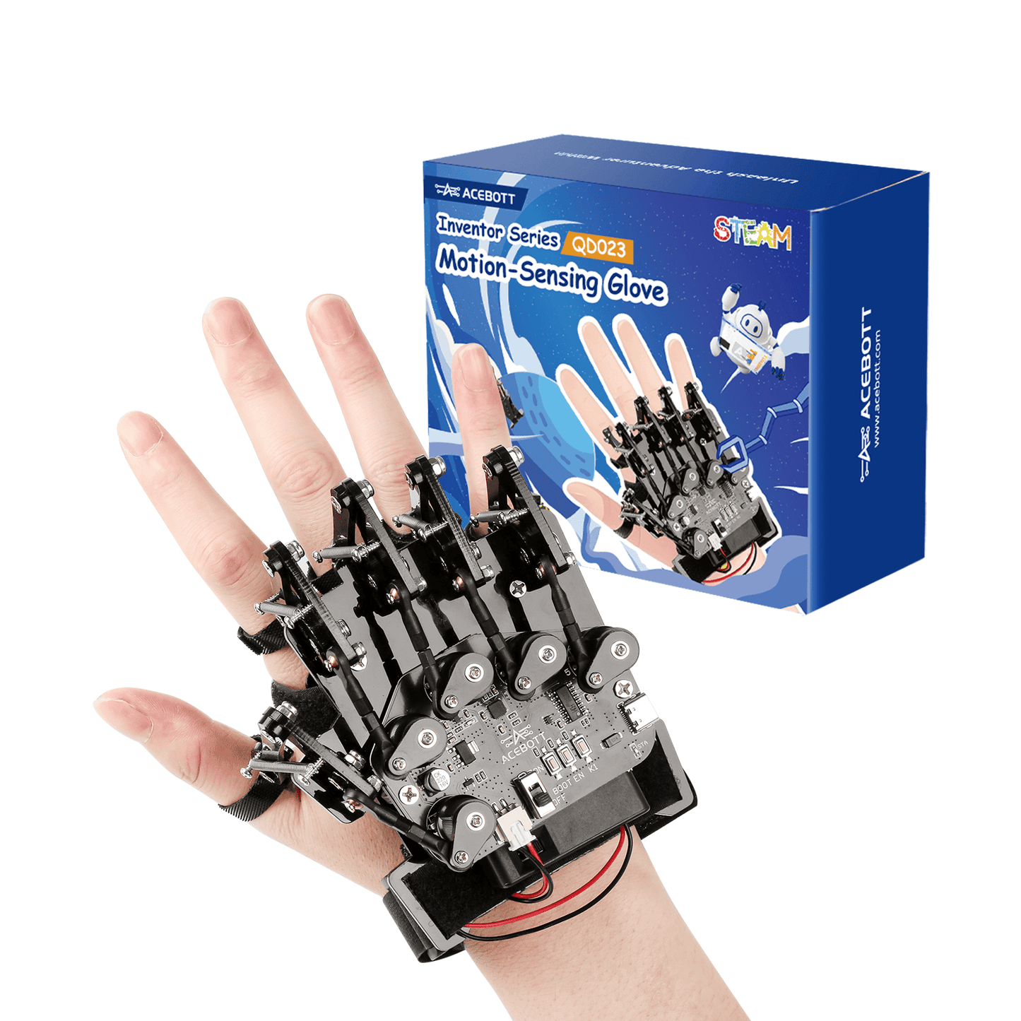 ACEBOTT QD023 MOTION-SENSING GLOVE KIT FOR ESP32