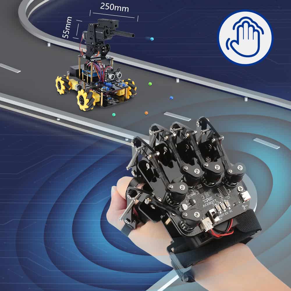 ACEBOTT QD023 MOTION-SENSING GLOVE KIT FOR ESP32