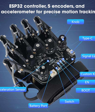 ACEBOTT QD023 MOTION-SENSING GLOVE KIT FOR ESP32