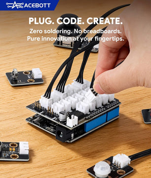 ACEBOTT ESP32 Advanced Electronic Sensor Project Learning Kit (26-in-1) QE202 + QE203