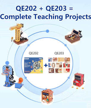 ACEBOTT ESP32 Advanced Electronic Sensor Project Learning Kit (26-in-1) QE202 + QE203