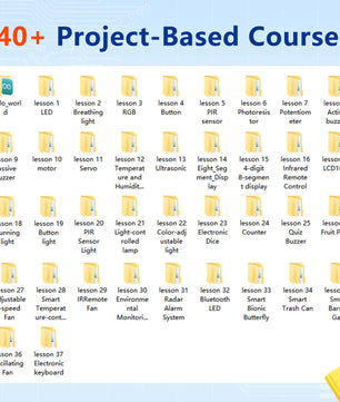 ACEBOTT ESP32 Advanced Electronic Sensor Project Learning Kit (26-in-1) QE202 + QE203