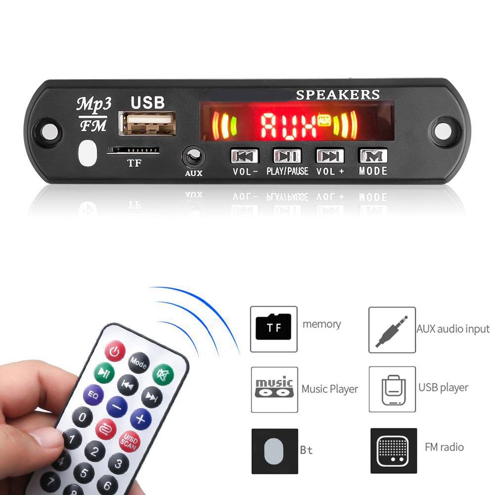 12V Bluetooth 5.0 MP3 Player Decoder module لوحة بلوتوث صوت