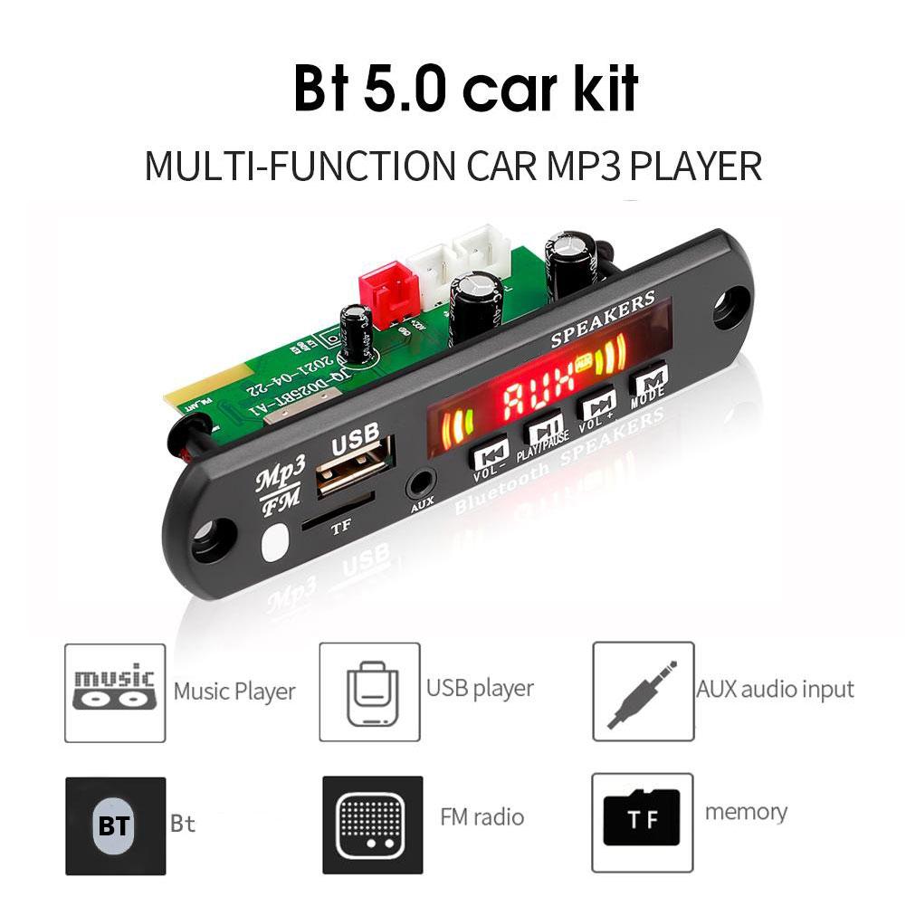 12V Bluetooth 5.0 MP3 Player Decoder module لوحة بلوتوث صوت