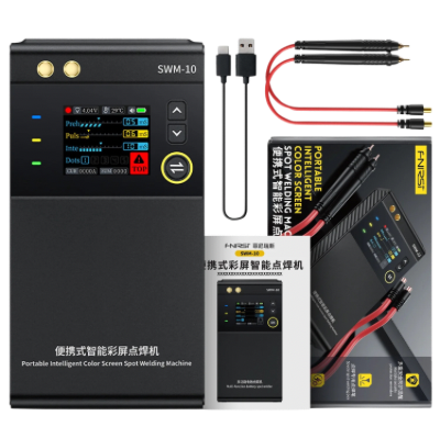 FNIRSI SWM-10 Portable Color screen spot welding machine كاوية نقطية