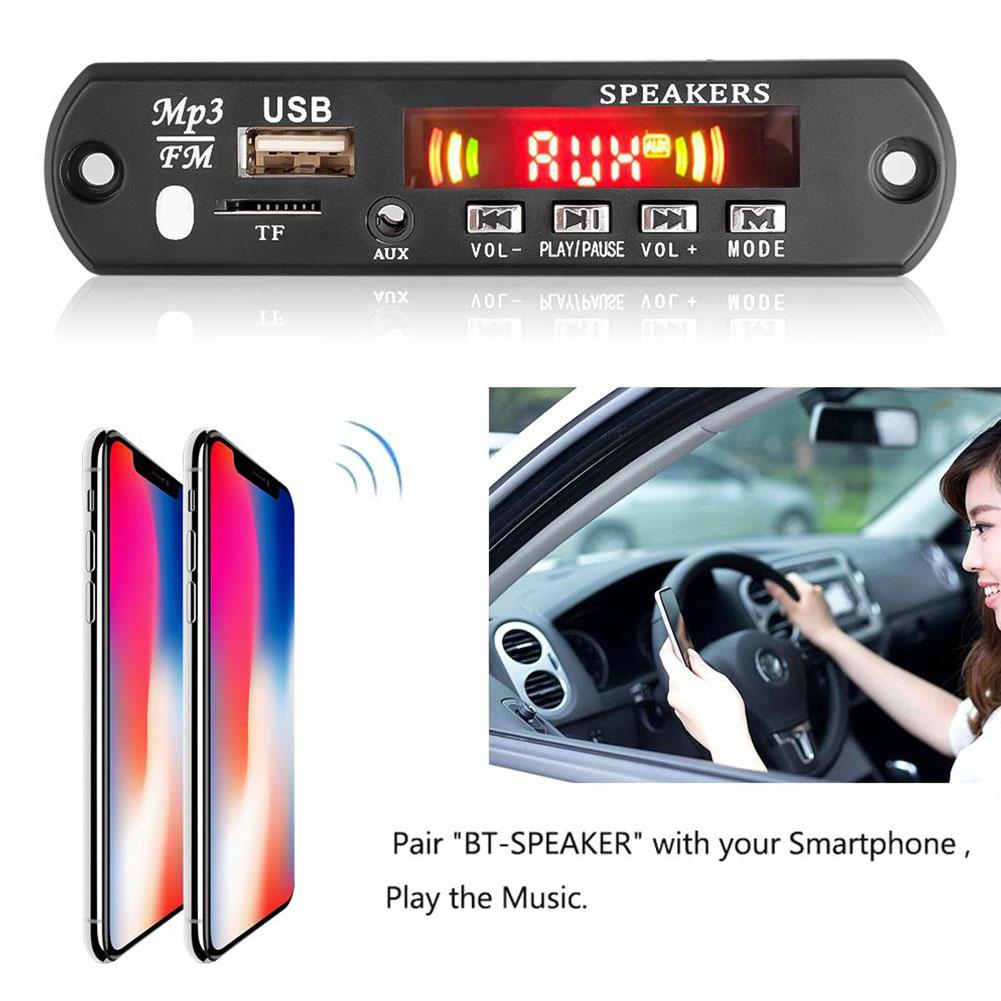 12V Bluetooth 5.0 MP3 Player Decoder module لوحة بلوتوث صوت