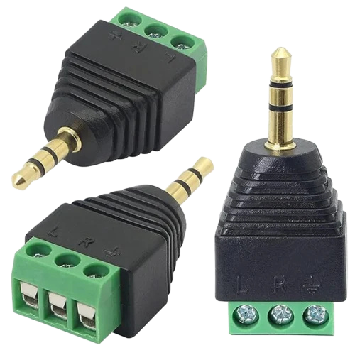 3.5mm 3Pole Stereo Male Audio Jack