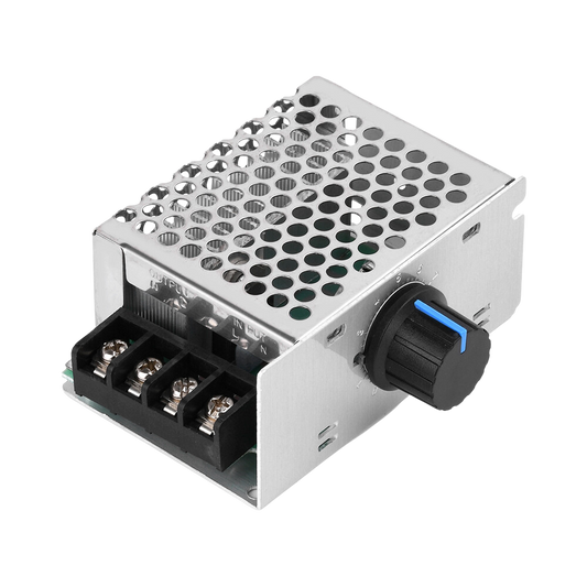 4000W 0-220V AC SCR Electric Voltage Regulator Motor Speed Controller Dimmer خافض جهد متردد