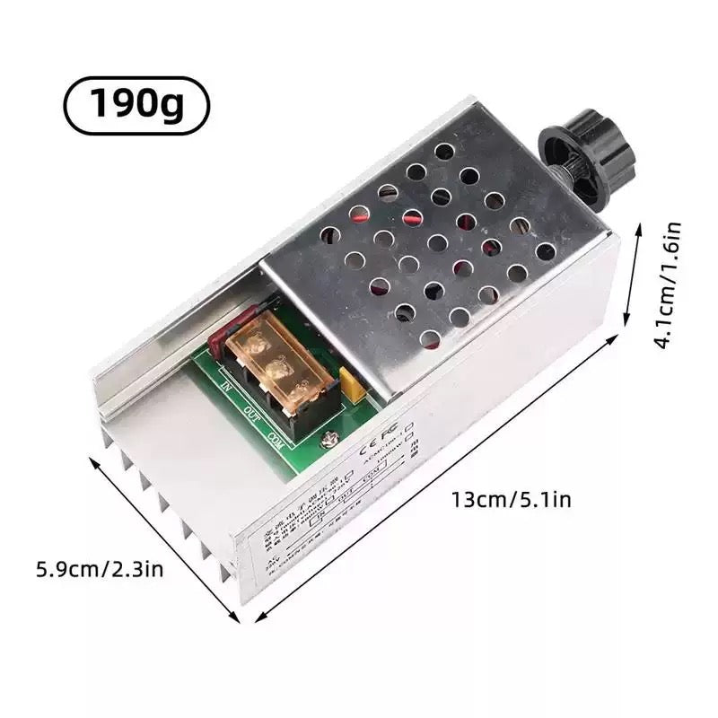6000W 220V AC Dimmer خافض جهد تيار متردد