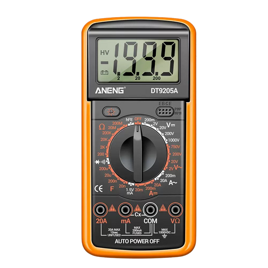ANENG DT9205A Digital Multimeter