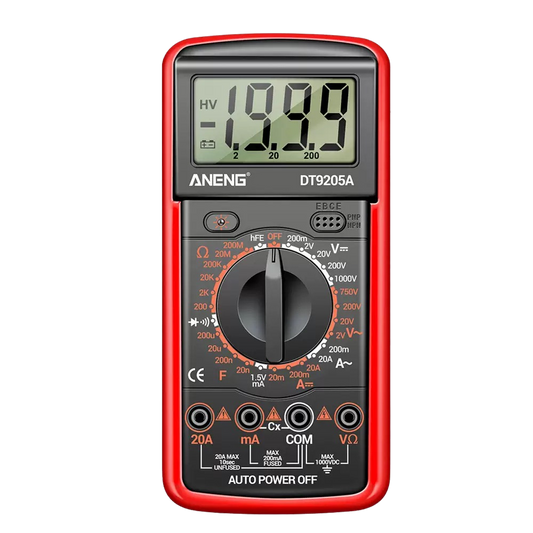 ANENG DT9205A Digital Multimeter