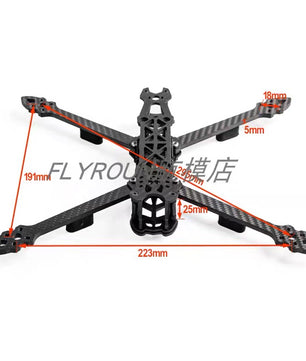 Mark 4 7inch 295mm Arm Thickness 5mm FPV Racing Drone Quadcopter Freestyle Carbon Fiber Frame Kit