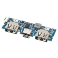 LX-LBU2C Micro+Type-C Dual-USB 5V 2.4A 18650 Lithium Battery Charging Power Bank Module