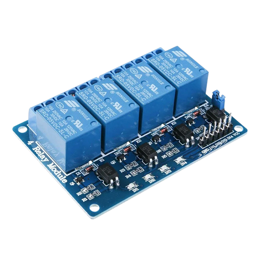5V 4 Channel Relay Module موديل ريلي رباعي