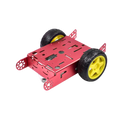 2wd Red aluminum alloy car chassis