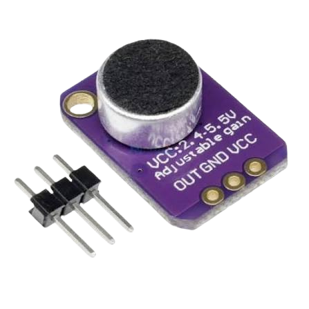 MAX4466 Electret Microphone Amplifier With Adjustable Gain Module مصخم صوت
