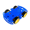 4WD Blue Double Layer Smart Car Chassis Kit كت سيارة اربع عجلات طبقتين