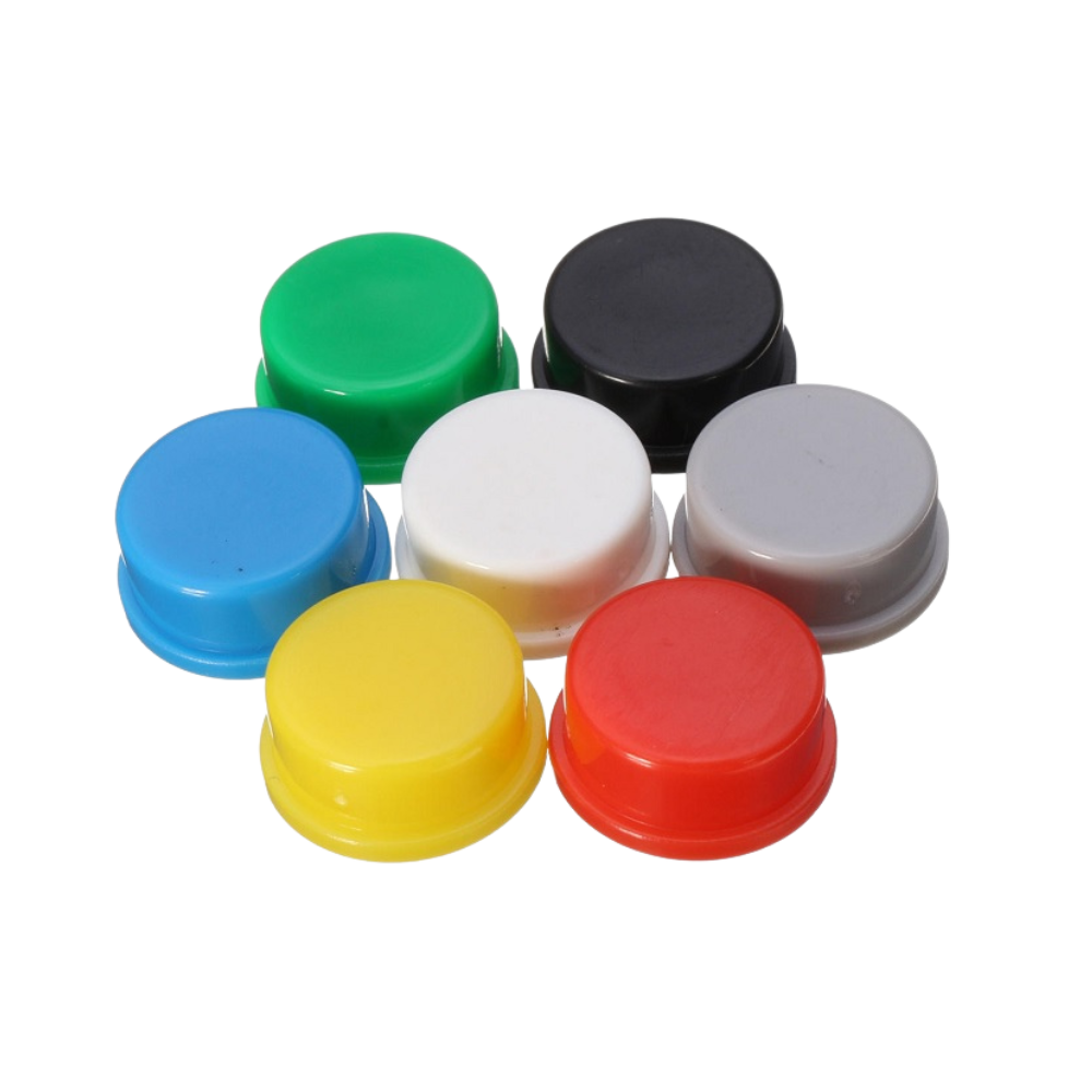 12*12mm Push Button Cap مغطة بش بطم