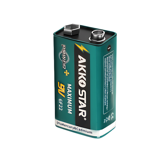 Akko Star 9V Battery بطارية