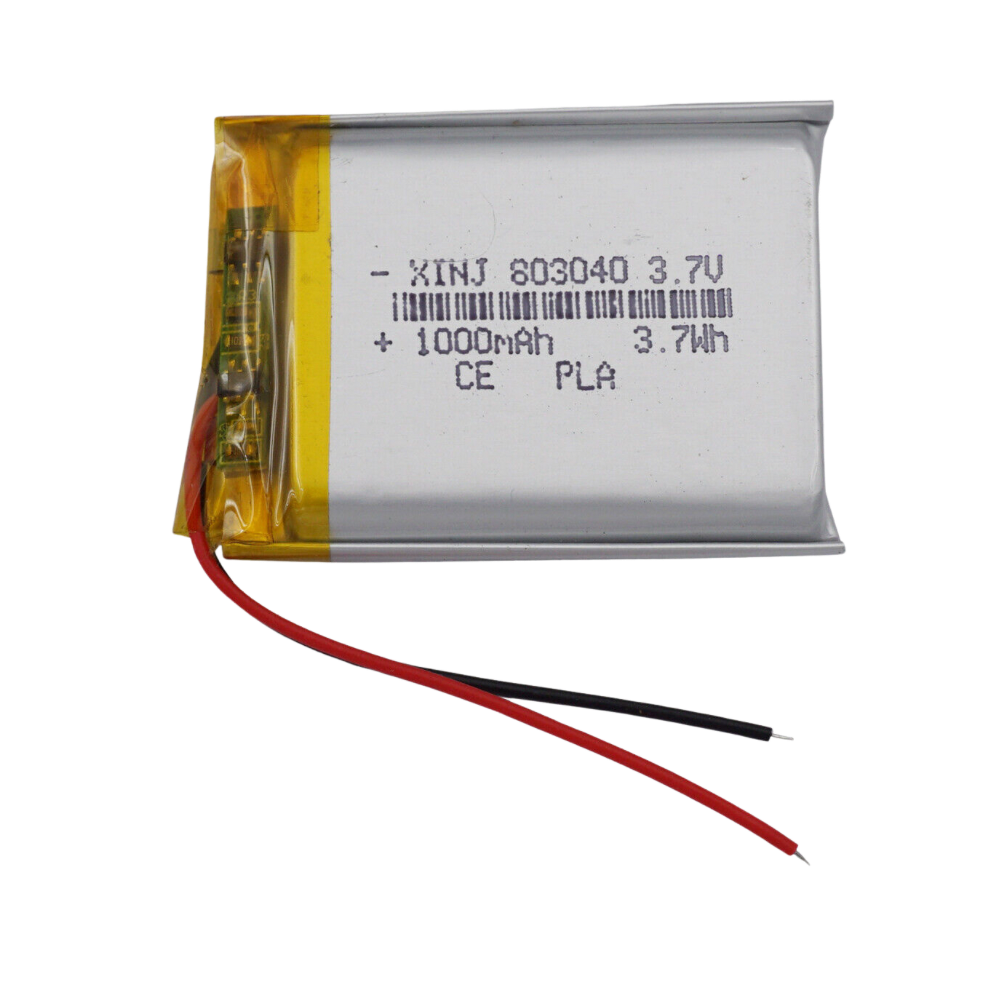 3.7v 1000mAh 803040 Lithium battery بطارية ليثيوم