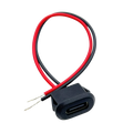 USB 3.1 Connector Type-C Waterproof 2Pin 10cm Female Socket Wire