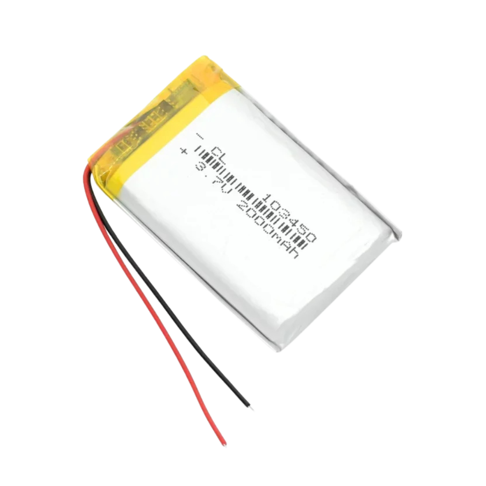 3.7v 2000mAh 103450 Lithium battery بطارية ليثيوم