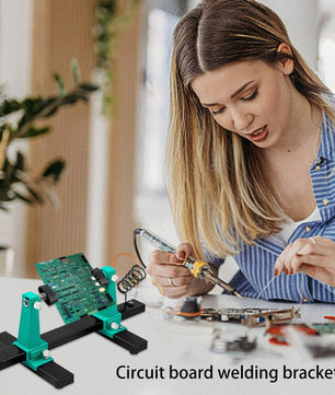 Metal PCB Clamp Holder 360° Rotation Adjustable Soldering Auxiliary Fixture قاعدة تثبيت لوحات