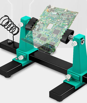 Metal PCB Clamp Holder 360° Rotation Adjustable Soldering Auxiliary Fixture قاعدة تثبيت لوحات