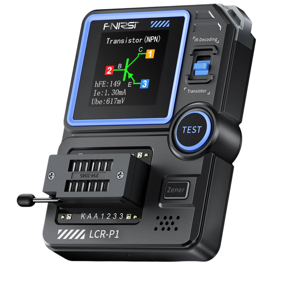 FNIRSI® LCR-P1 Multifunction Transistor Capacitor Tester