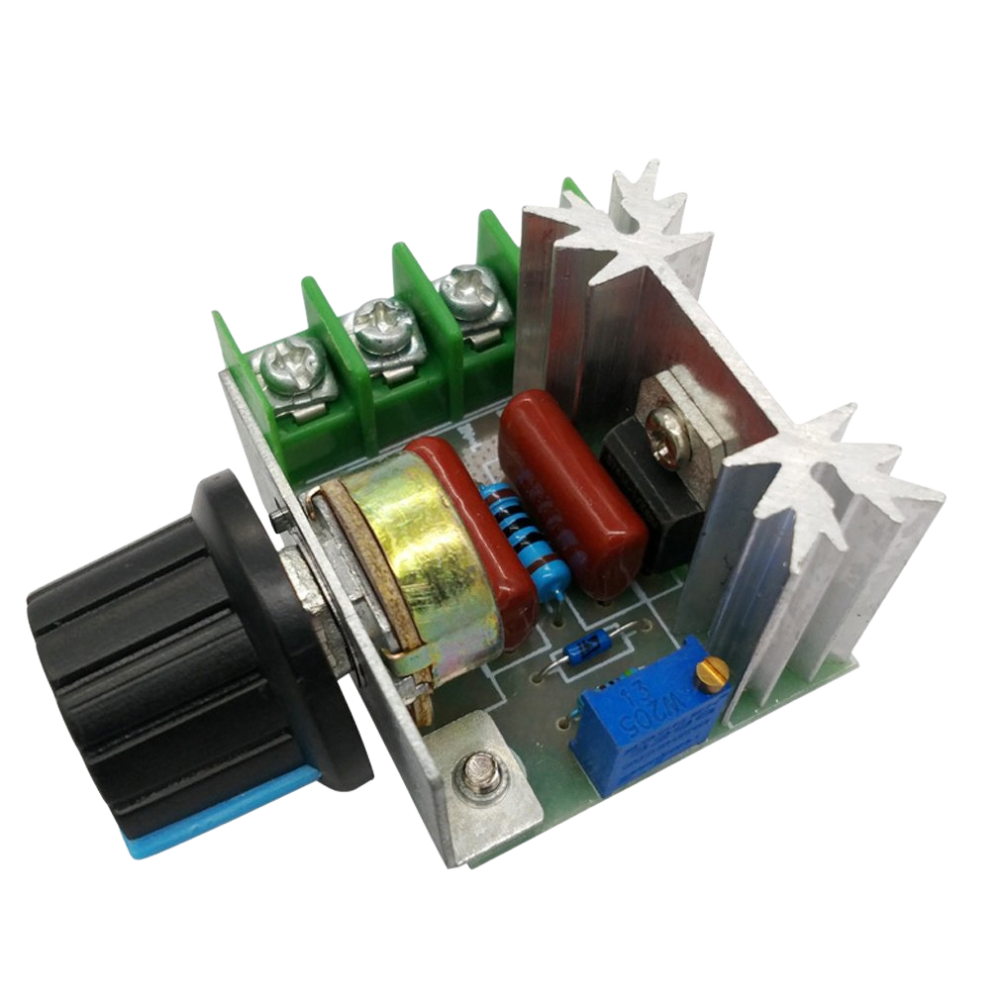 2000W 220V AC PWM Dimmer Motor Speed Controller متحكم جهد تيار متردد